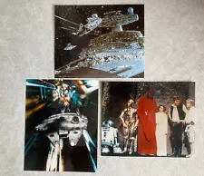 Star Wars Millennium Falcon Han Solo Holiday Special Three Colour 10 x 8 Photos