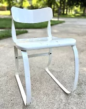 Herman A. Sperlich Ironrite Inc. Health Chair Vintage White