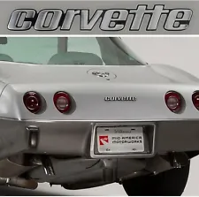 Fits for 1976-1979 C3 Corvette Rear Bumper Letter Emblems 3D Badges Late