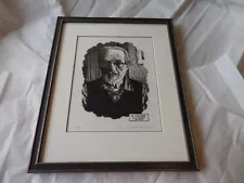 Robert Crumb Self Portrait 2020 Signed numbered Professionally Framed & Matted