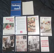 1997 VINTAGE WEIGHT WATCHERS 123 - 10 ITEMS/GUIDES