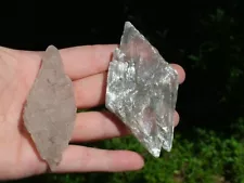 Selenite Crystals, 2 piece lot, Howard County, Arkansas