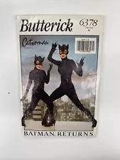 Butterick Costume Catwoman Pattern #6378 S-M-L Batman Returns