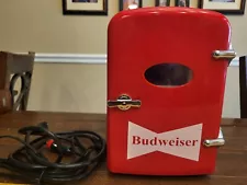 budweiser mini fridge