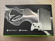 Xbox One X Taco Bell Platinum Limited Edition W/ Xbox Elite Controller And Stand