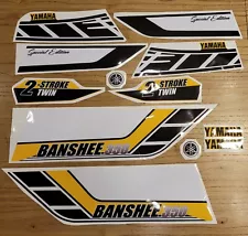 Yamaha Banshee 350 2006 50th Anniversary Full Graphics Decals