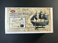 DIY PIRATE SHIP MODEL SHIP KIT 9 inch "Black Pearl"