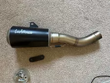 Black Leo Vince Exhaust for Ducati 800 scrambler - SUPERB condition