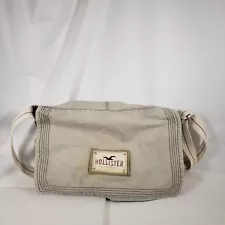 Hollister Canvas Messenger Bag Bookbag College School Laptop Fast Shipping