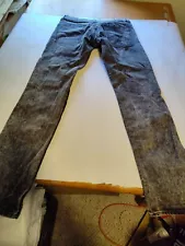 Black Acid Washed Levi Jeans