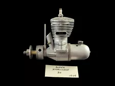 Super Hurricane 24 1948 Vintage RC Model Plane Motor Engine Used Made in Canada