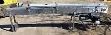 122" x 7" Stainless Steel Food Grade Conveyor Section w/Baldor AC Drive