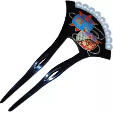 Kanzashi kimono Hair stick Japanese Made Hairpin, Two Hairpins With Pearls, Hair