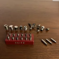 Seitz Pump Pushers Plus Anvils And Pushers For Watchmakers Jeweling Tools