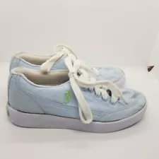 Polo Ralph Lauren light blue low top canvas sneakers