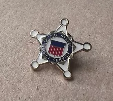 US Secret Service Lapel Pin - White Star