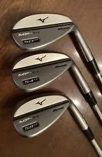 MIZUNO MP-T5 White Satin Wedge Set, 50-7, 54-12, 58-12, Great Price!