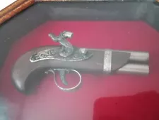 Collectible Vintage Western Framed Pistol