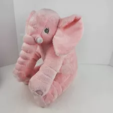 Pink Elephant Plush Stuffed Animal Super Soft Cuddly 16" Beautifully Detailed