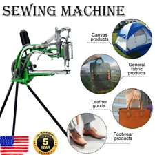 Shoe Repair Sewing Machine Hand Cobbler Dual Leather Cloth Cotton Nylon Thread