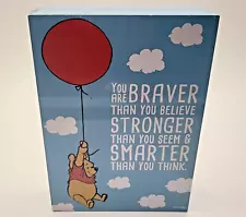 Winnie The Pooh Balloon Quote Wall Art - Inspirational Decor