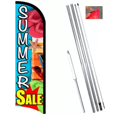 Summer Sale Premium Windless Feather Flag Bundle (Complete Kit) OR Optional Rep