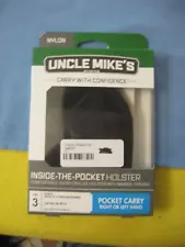 NEW Uncle Mike Size 3 Pocket Carry HOLSTER MOST 2" - 5 SHOT REVOLVERS RH/LH