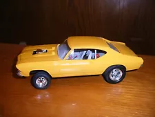 ADULT CUSTOM BUILT 69 CHEVY CHEVELLE GASSER BLOWN BBCHEVY MOTOR 1/25 NEW