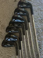 Callaway apex 21 black irons set 4-pw