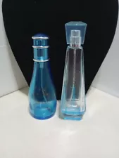 Empty Blue Aeropostale Promise Me & Deardoff Spray Perfume Bottles