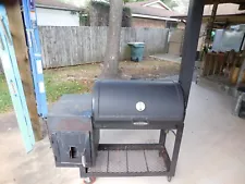 Barbque Smoker Insulated Firebox-20"-Heavy Steel Grill BBQ Pit