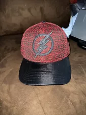 The Flash DC Comics Original Snap Back Hat red/Black black embroidered flash sym