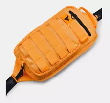 Under Armour Unisex Project Rock Waist Bag Crossbody Sling Orange 1376457 NWT