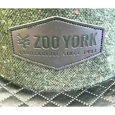 Adult ZOO YORK CAP Green and Black Fabric Adjustable