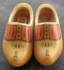 Genuine Pair of Wooden Shoes from Holland - 25/26 - 16cm -GREAT COLLECTIBLE ITEM