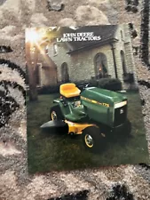 John Deere 130 160 165 175 180 185 Lawn Tractor For 1987 Brochure FCCA24