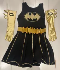 Batman Batgirl Costume Dress With Belt Size Adult Standard