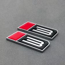 2Pcs Chrome ROUSH Stage 3 Badge Sticker 3D Metal Sport GT3500 Emblem Car Decal