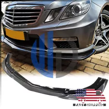 For 2010 2011 2012 2013 Mercedes W212 AMG E63 GH Style Carbon Fiber Front Lip (For: 2011 E63 AMG)