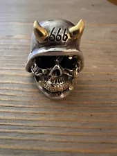 Bill Wall Horned Helmet Ring Size 11 ð.925