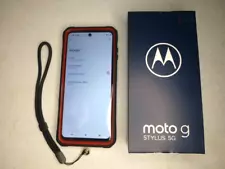 Motorola Moto G Stylus 5G 128GB W/Case XT2215-1 (Spectrum) 50MP Camera, Scn Prot