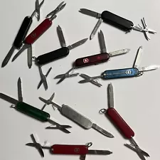 Lot of 10 Swiss Army Knives, Vintage Estate Sale Lot.