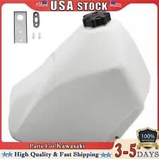 Petrol Fuel Tank 12LT White For Kawasaki KLR 250 KL 250D 1985 - 2005 Gas Tank (For: Kawasaki)