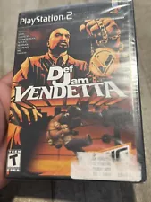 Def Jam Vendetta SEALED (PlayStation 2, PS2) CIB Black Label