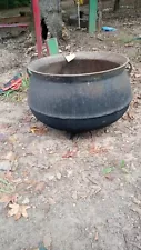 Vintage Large Cast Iron Cauldron