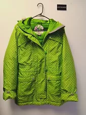 Roxy Girl Green Poka Dot Snow Jacket for Sale