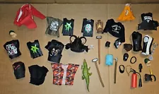 WWE MATTEL JAKKS RARE ACCESSORIES & WEAPONS EXTREME HARDCORE LOT 5 AEW NJPW