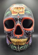 Day of the Dead Mask - Full Face Mask, Dia de los Muertos Masquerade Mask Rose