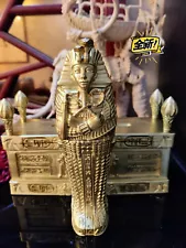 Ancient Egyptian pharaoh's gold coffin mummy Furniture for display 3D printing