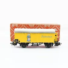 Vintage 50s Marklin HO Scale Covered Jamaica Banana Covered Freight Car Train